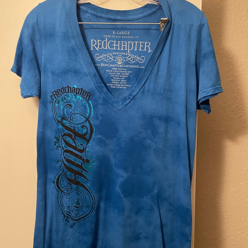 blue red chapter shirt